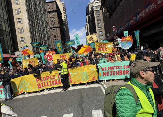 ट्रम्प विरुद्ध अमेरिकाभर नो किङ र्याली, न्यूयोर्कमा अहिलेसम्मकै विशाल प्रदर्शन